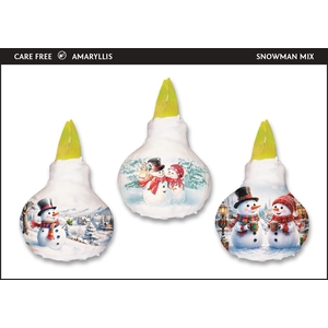 A.BULB of Art - 36cm Snowman Mix