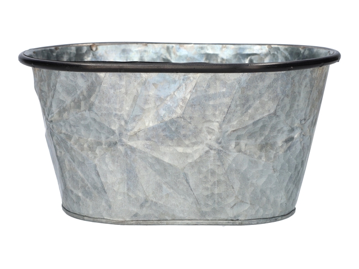 <h4>DF04-666772500 - Planter Zinna oval 19.7x13.5x10 natural</h4>