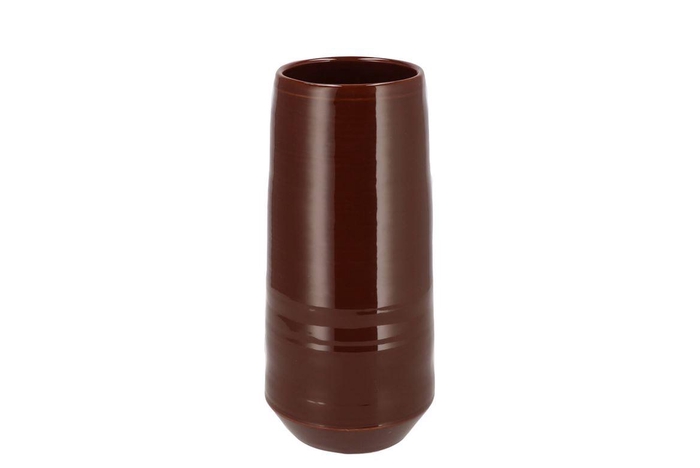<h4>Micco Dark Brown Vase 14x14x28cm</h4>