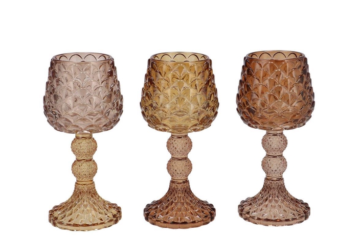 <h4>Jazz Scottish Brown T-light Pinecone Ass 9x18cm</h4>