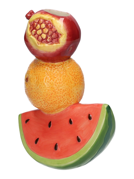 <h4>DF03-730453400 - Vase Fruity 14.8x8x21 multi</h4>