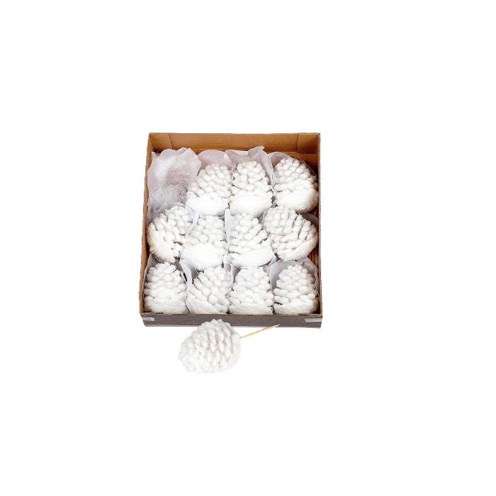 <h4>Pinecone Wax Snow L6W6H9D6</h4>