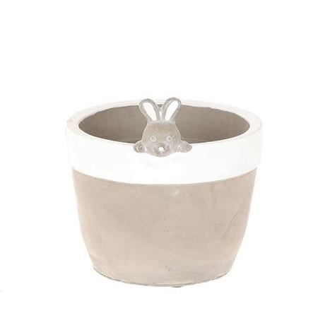 <h4>Sale Easter Ceramics rabbit pot d11*11.5cm</h4>