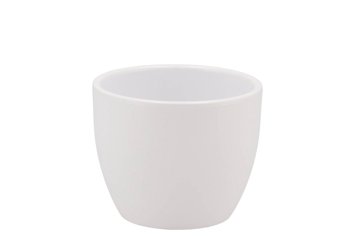 Ceramic Pot White Matt 7cm