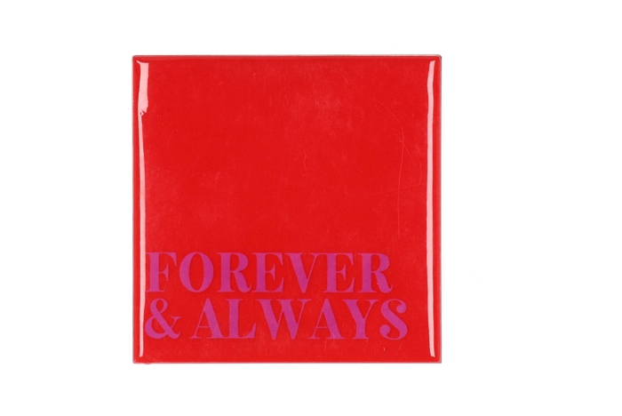 Tile Forever & Always Red 10x10x1cm Nm