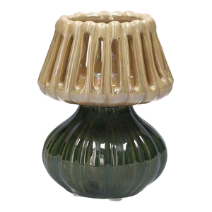 DF03-751620100 - Bottle Noelle d6/9xh11.8 cream/green