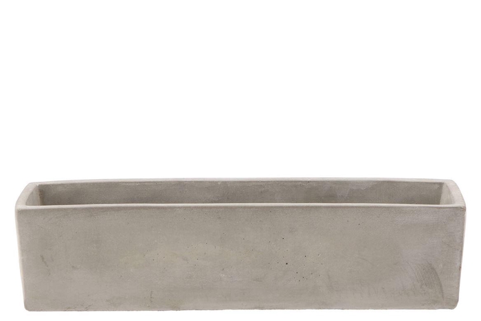 Concrete Bowl Rectangle 35x8x9cm
