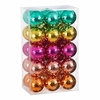 Christmas bauble Ball plastic  80mm x30