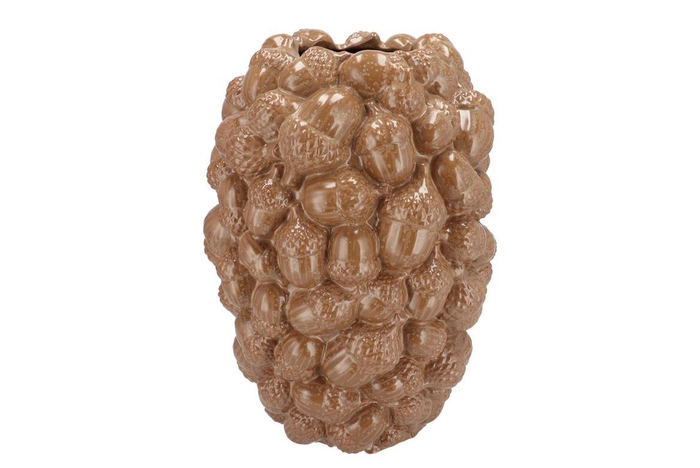 <h4>Milou Scottish Sand Vase Acorns Allover 27x27x38cm</h4>