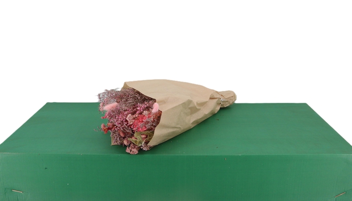 <h4>DRIED BOUQUET PINK 50CM BOX</h4>