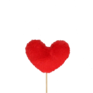 Love 12cm Heart Fuzzy 8cm