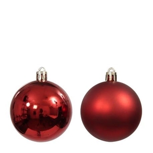 Christmas bauble Ball plastic  60mm x9