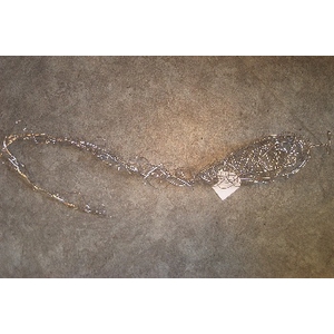 DRUPPEL ZILVER MET STAART 120CM