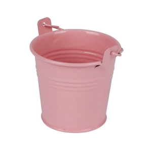 Bucket Sevilla zinc 8.2xH7.2cm - ES7 pink gloss