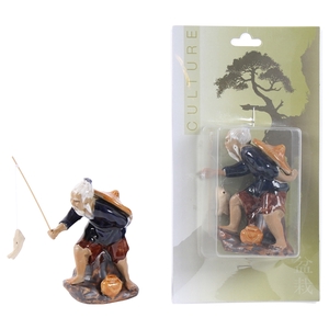 Bonsai accesoires Ceramic Figure Fisherman XL