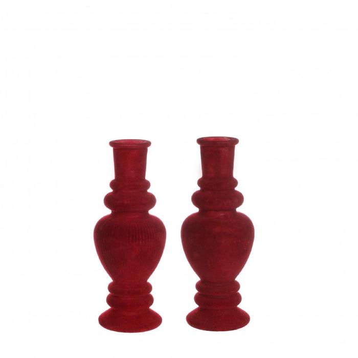 <h4>Glas Candle vaas velvet d06*16cm</h4>