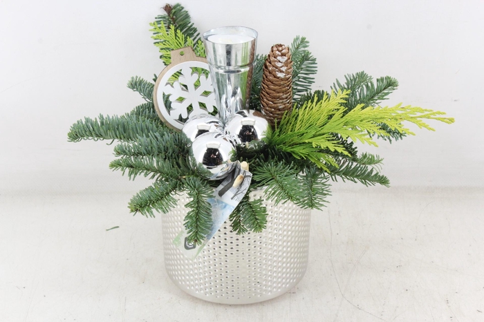 <h4>arr5 Kerst JS - Ker. pot dots zilver</h4>