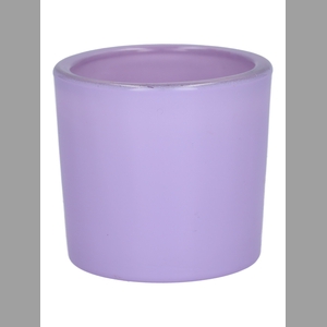DF02-440172300 - Candle holder Espen1 d6.5xh6 lilac milky