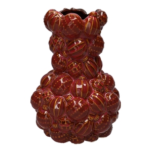 DF03-751620700 - Vase Boelle d10.5/17xh22.5 red