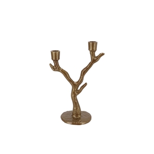 Hawley Gold Candle Holder 21x13x31cm