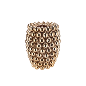 Christmasball Gold Vase 27x27x33cm