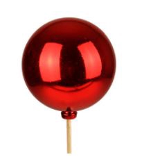 <h4>BOULE DE NOEL D05CM H12CM ROUGE</h4>