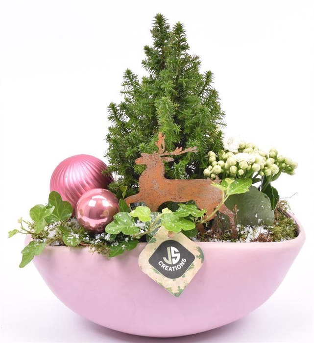 <h4>Keramiek kano roze 24x16cm</h4>