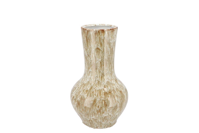 <h4>Monte White Sand Vase Neck 18x18x31cm</h4>