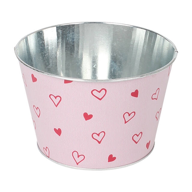 <h4>Bowl Love story zinc 16xH10.5cm red/pink</h4>