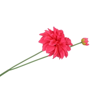 Silk Dahlia Spike Red 78cm