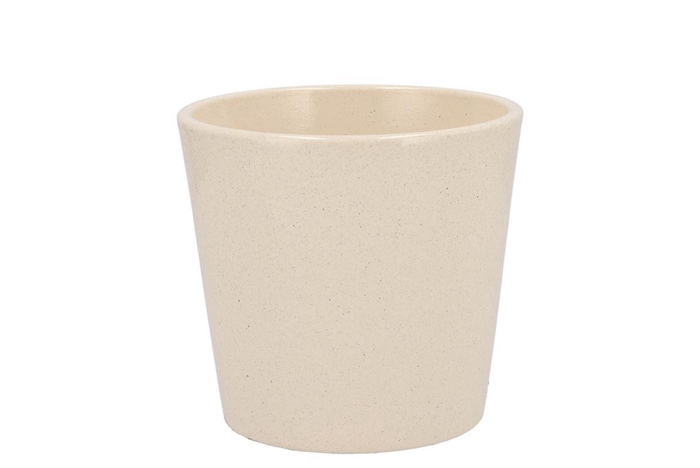 <h4>Ceramic Beige Stone Pot Orchid 14cm</h4>