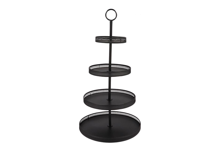 Storage Shelf Esi Metal Wild Black 44x87cm