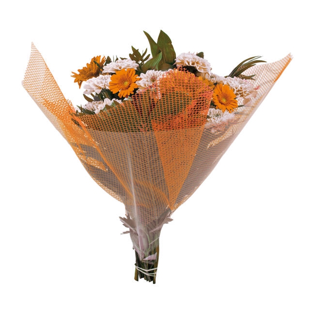 <h4>Sheets Deco-lux 50x50cm Mesh orange</h4>