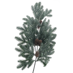 Pine spray w\\cones 55cm green