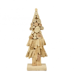 Kerst naturel Boom LED d15*40cm