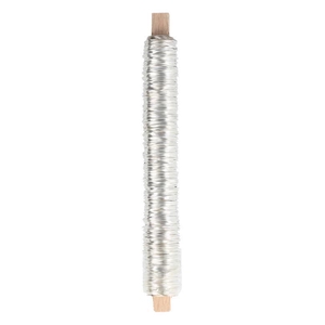 Wikkeldraad 0,5mm. 21-zilver 100gr.