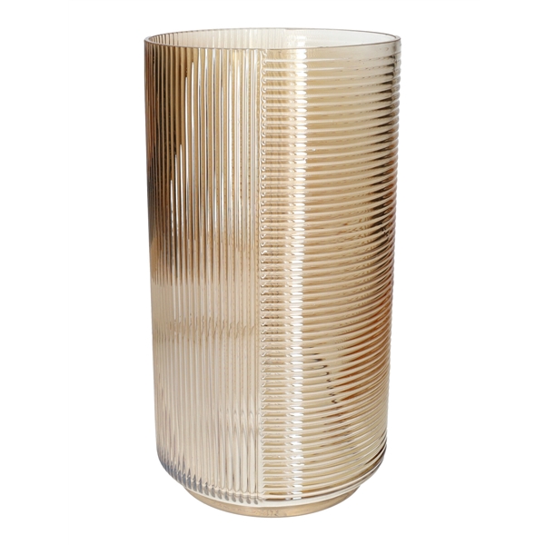 <h4>Vase Perlina d16.5xh30.5 amber+pearl</h4>