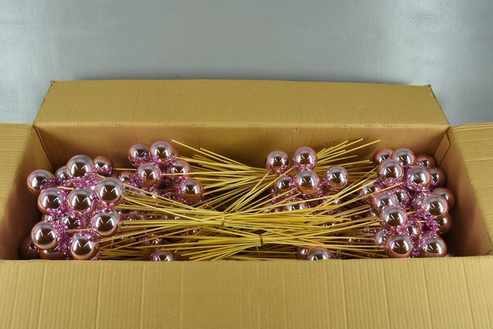 Stick ball 6 pink shiny