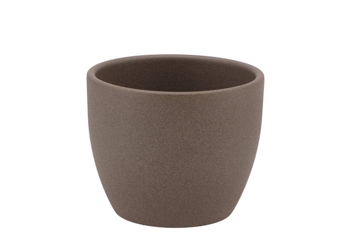 <h4>Ceramic Brown Pot 8cm</h4>