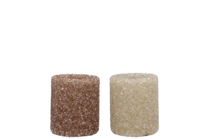 <h4>Lexie Cozy Sand Candle Holder Straight Ass 7x7x7cm</h4>