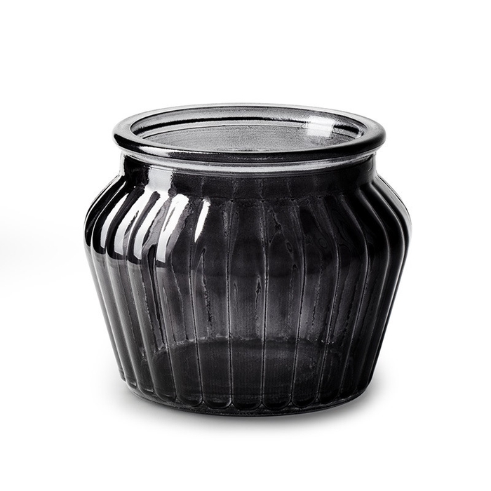 <h4>Glass Yael pot d17*14cm</h4>