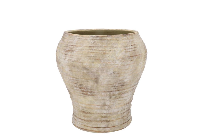 Perla Grey Pot 21x21x20cm