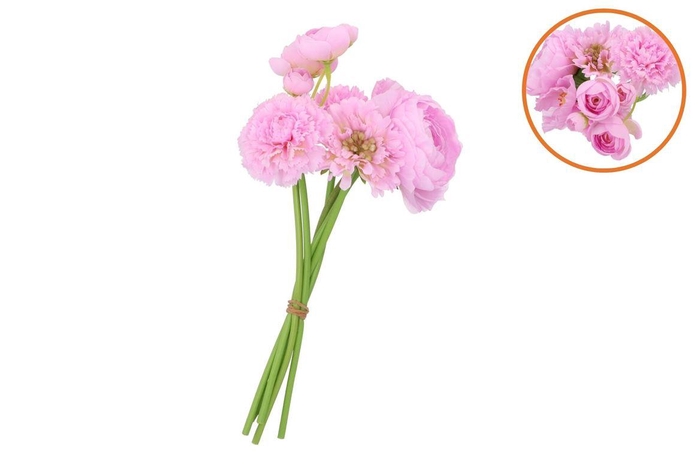 <h4>Silk Flowers Ass Light Purple 23cm</h4>