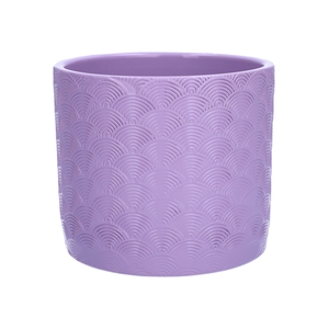 DF03-884720647 - Pot Napoli d13.5xh12.3 pastel violet