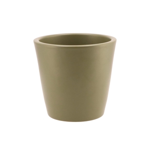 Vinci Army Green Container Pot 18x16cm