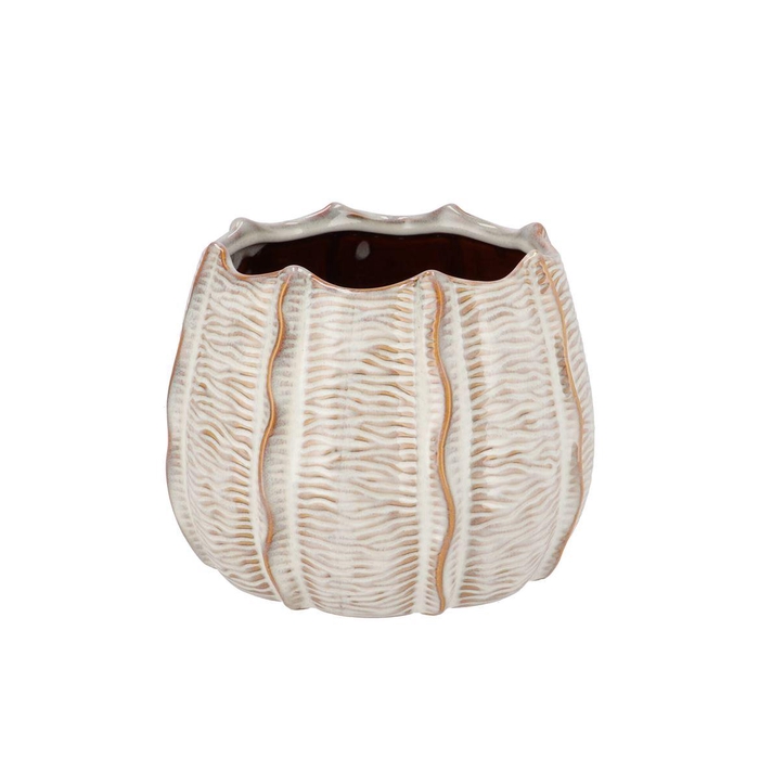 <h4>Sifan White Pot Structure 16x16x12cm</h4>