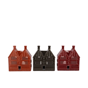 Jolie Scottish Spice Houses T-light Ass 18x9x21cm