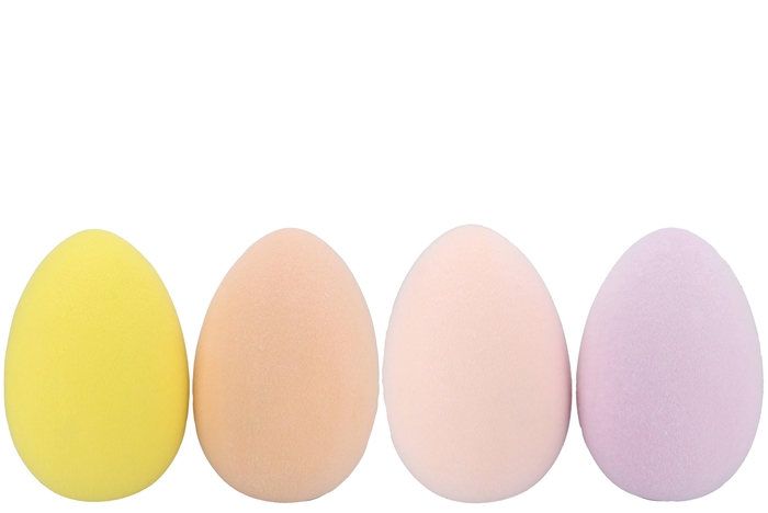 Easter Flock Dreamy Pastel Egg Xl Ass 38x38x53cm