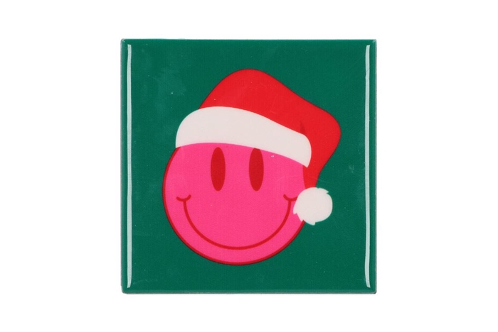 <h4>Tile Smiley Xmas 10x10x1cm Nm</h4>