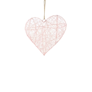 Liefde Deco hanger hart 30*25*10cm